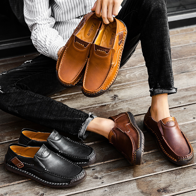 GENUINE LEATHER LOAFER BY MARIO SCALLETI
